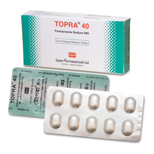 Topra 40 mg Tablet (Enteric Coated) Topra 40 mg Tablet (Enteric Coated)