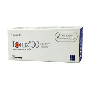 Torax 30 mg/ml IM/IV Injection Torax 30 mg/ml IM/IV Injection