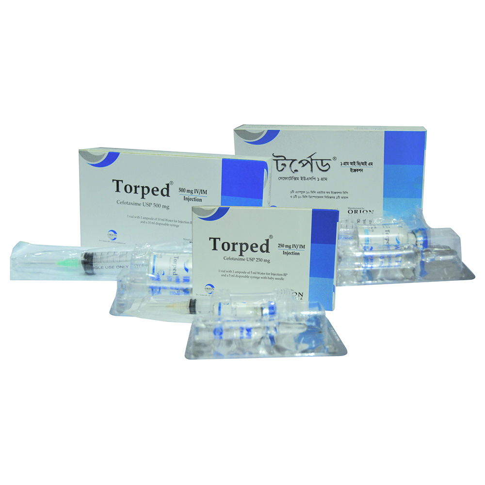 Torped 1 gm/10 ml IM/IV Injection