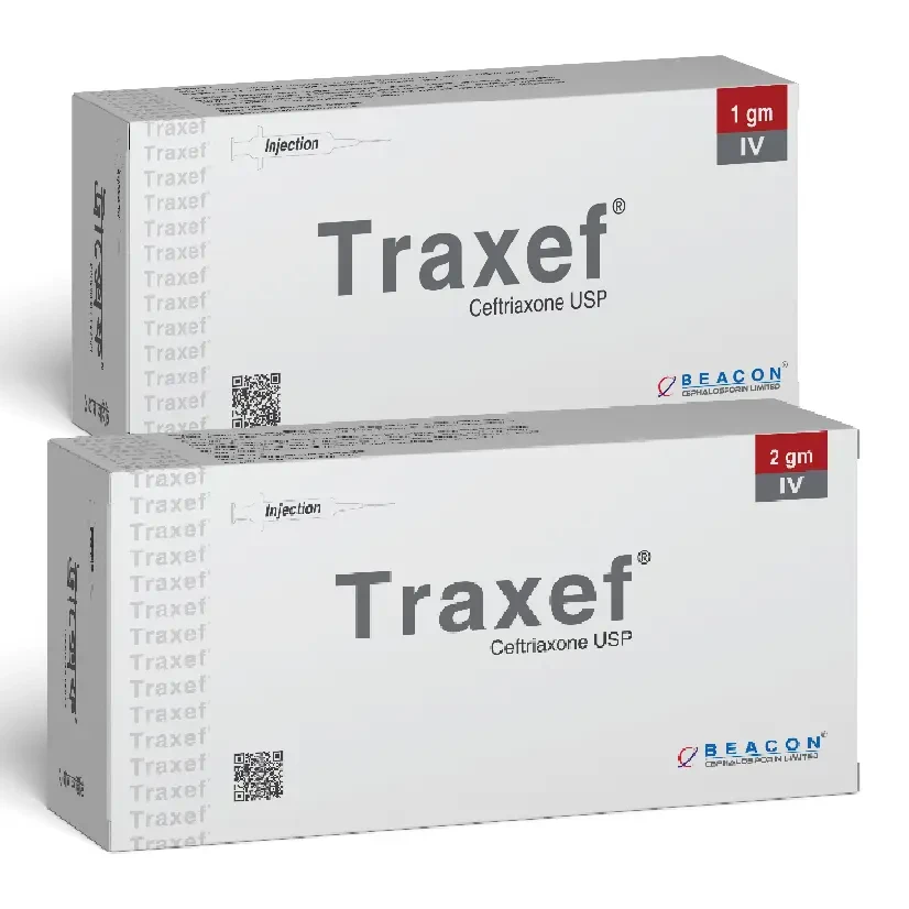 Traxef 2 gm/vial IV Injection