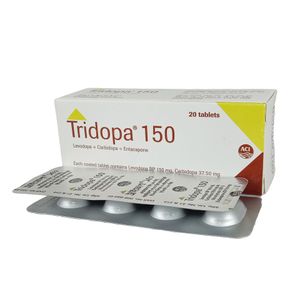 Tridopa 150 mg+37.5 mg+200 mg Tablet Tridopa 150 mg+37.5 mg+200 mg Tablet