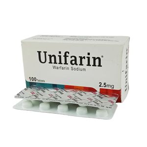 Unifarin 2.5 mg Tablet Unifarin 2.5 mg Tablet