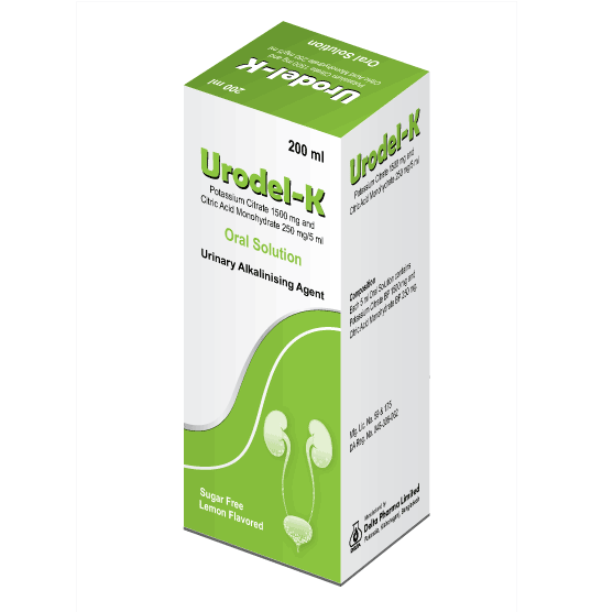 Urodel-K (1500 mg+250 mg)/5 ml Oral Solution Urodel-K (1500 mg+250 mg)/5 ml Oral Solution