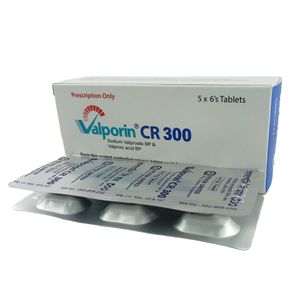 Valporin CR 300 mg Tablet (Controlled Release)