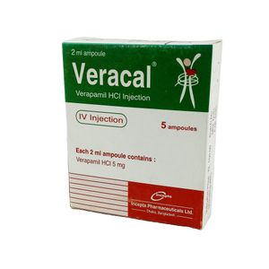 Veracal 5 mg/2 ml IV Infusion Veracal 5 mg/2 ml IV Infusion