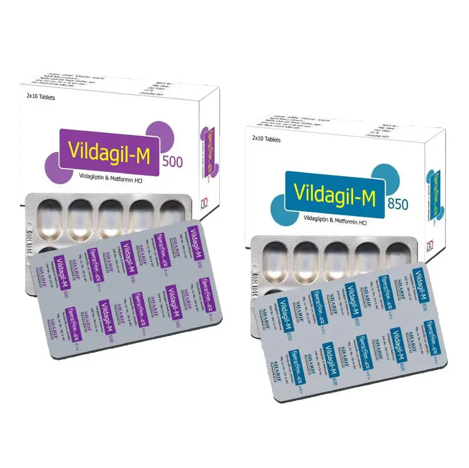 Vildagil-M 50 mg+850 mg Tablet Vildagil-M 50 mg+850 mg Tablet