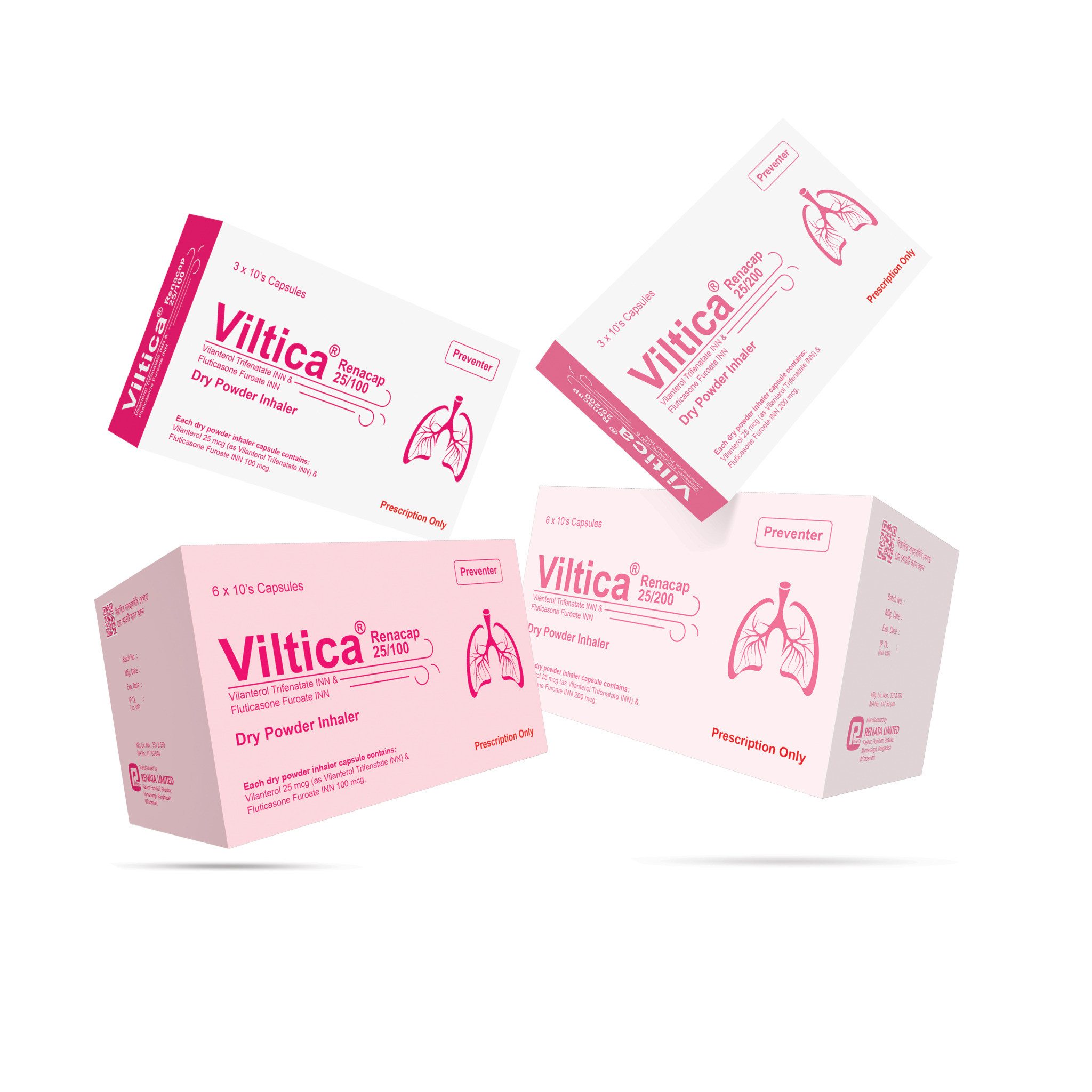 Viltica 25 mcg+100 mcg Inhalation Capsule