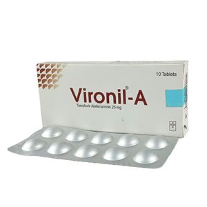 Vironil-A 25 mg Tablet