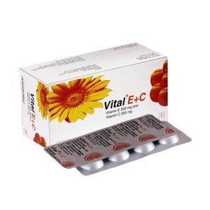 Vital E+C 250 mg+200 mg Tablet Vital E+C 250 mg+200 mg Tablet