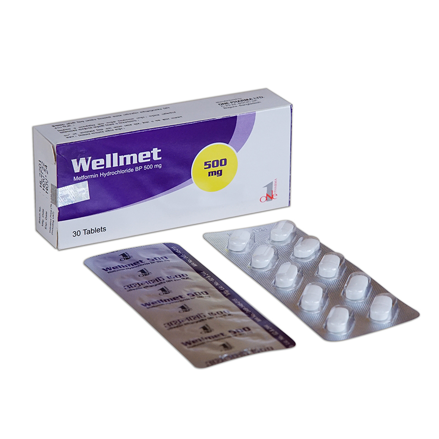 Wellmet 500 mg Tablet Wellmet 500 mg Tablet