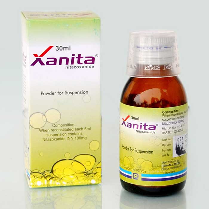 Xanita 100 mg/5 ml Powder for Suspension Xanita 100 mg/5 ml Powder for Suspension
