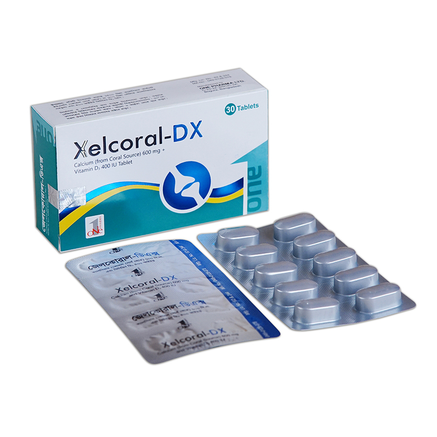 Xelcoral-DX 600 mg+400 IU Tablet
