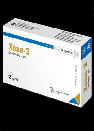Xone-3 1 gm/vial IV Injection