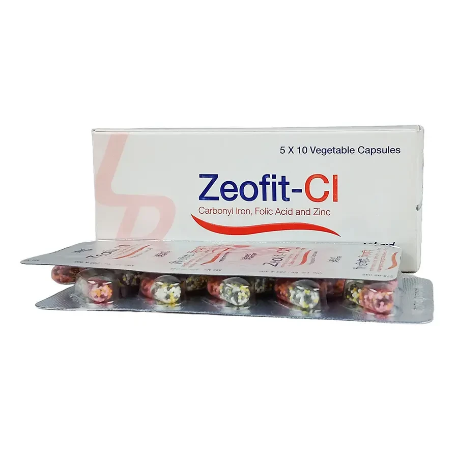 Zeofit-CI 50 mg+0.50 mg+61.80 mg Capsule (Timed Release) Zeofit-CI 50 mg+0.50 mg+61.80 mg Capsule (Timed Release)