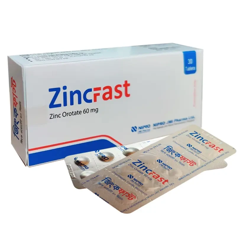 ZincFast 60 mg Tablet