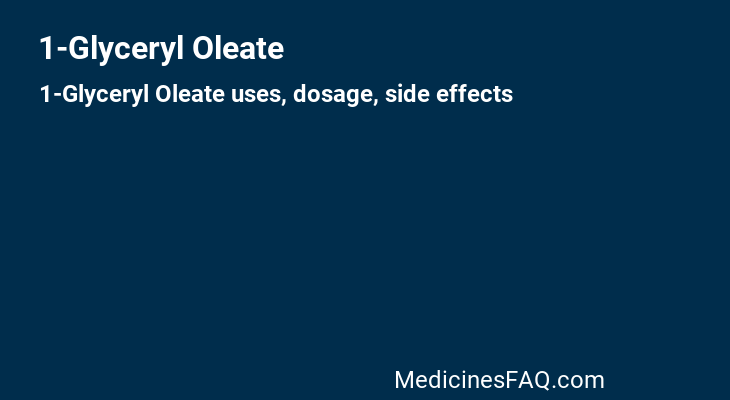 1-Glyceryl Oleate