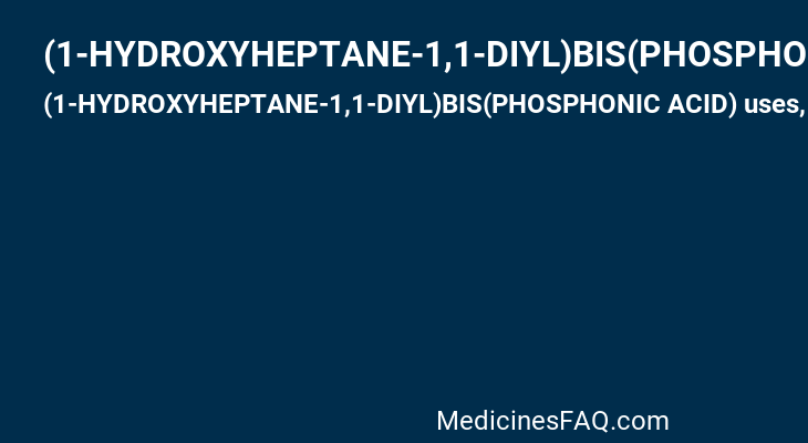 (1-HYDROXYHEPTANE-1,1-DIYL)BIS(PHOSPHONIC ACID)