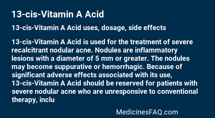 13-cis-Vitamin A Acid