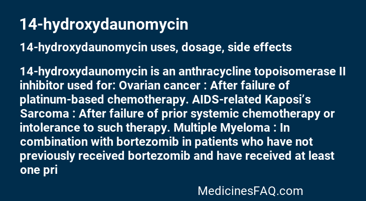 14-hydroxydaunomycin