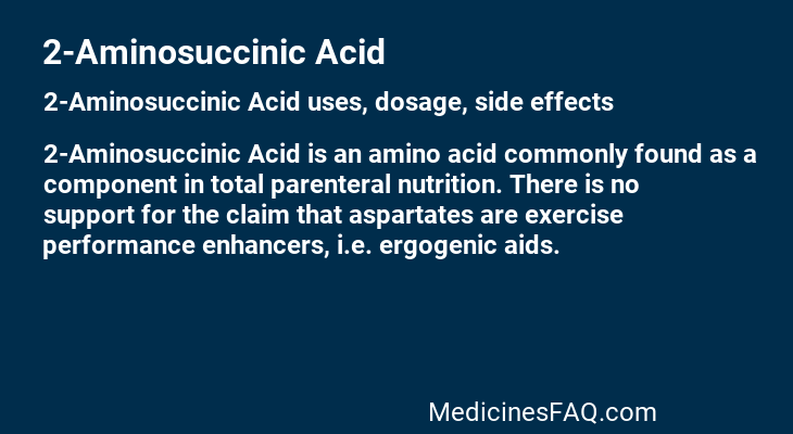 2-Aminosuccinic Acid