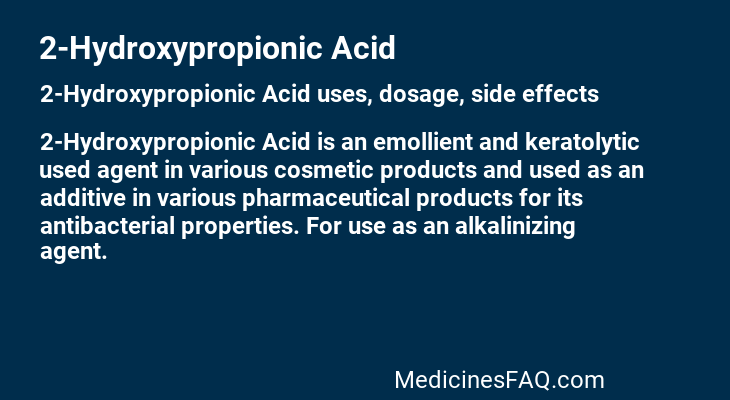 2-Hydroxypropionic Acid