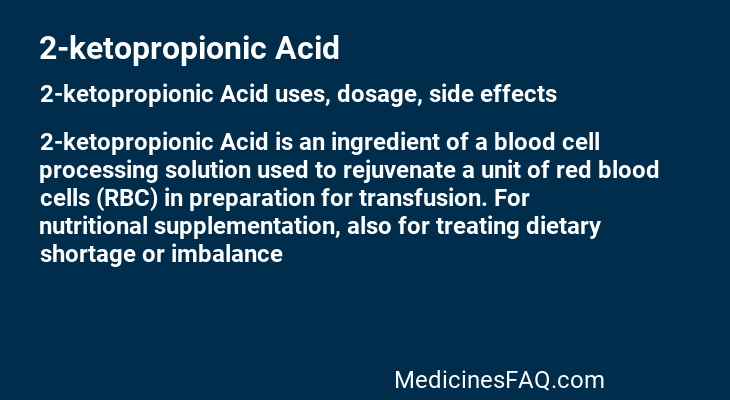 2-ketopropionic Acid