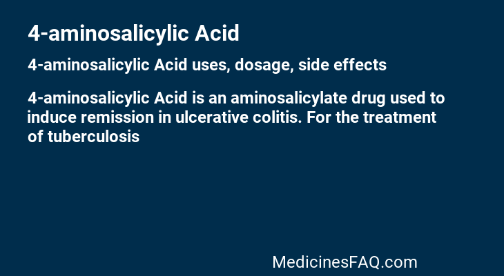 4-aminosalicylic Acid
