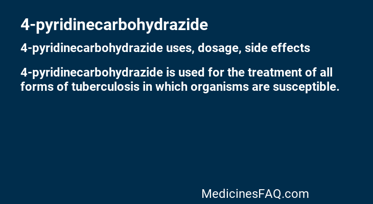 4-pyridinecarbohydrazide