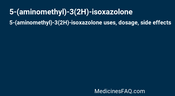 5-(aminomethyl)-3(2H)-isoxazolone