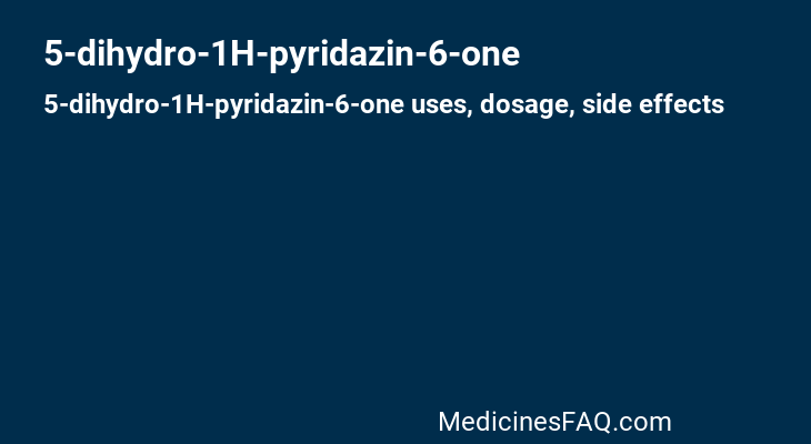 5-dihydro-1H-pyridazin-6-one