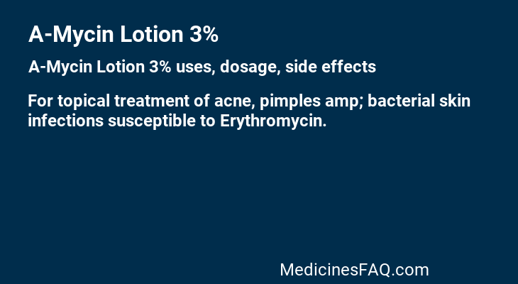 A-Mycin Lotion 3%