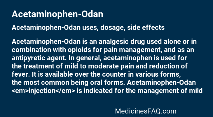 Acetaminophen-Odan