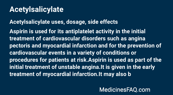 Acetylsalicylate