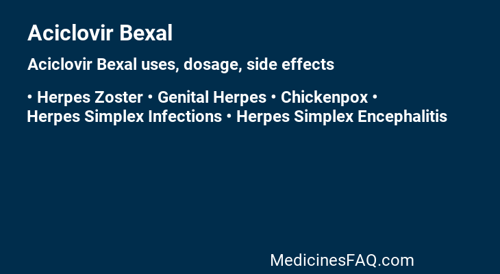 Aciclovir Bexal