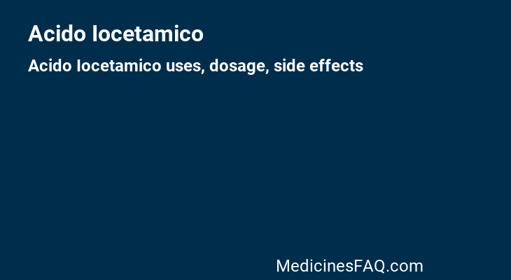 Acido Iocetamico