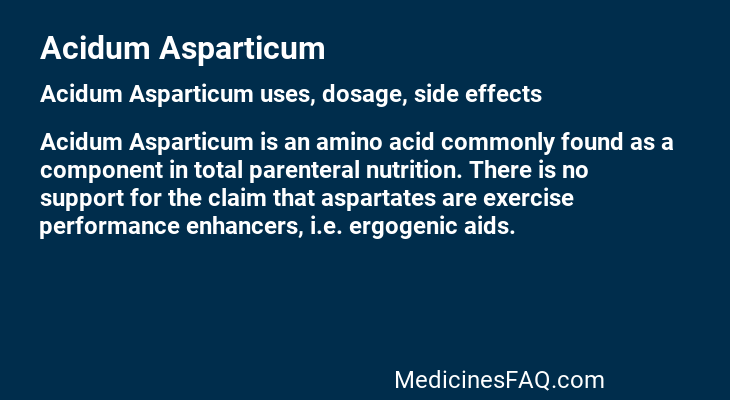 Acidum Asparticum