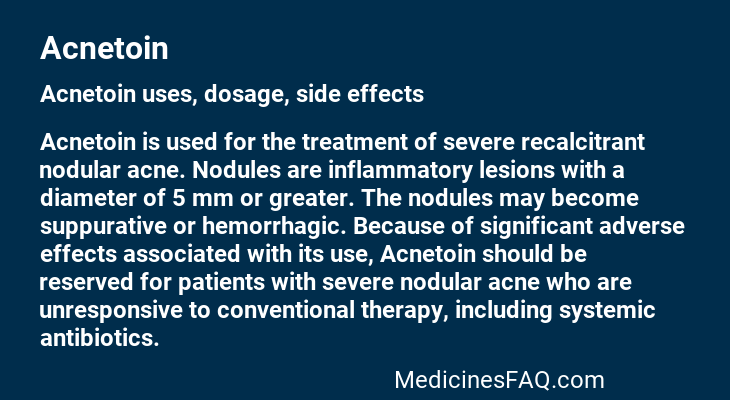 Acnetoin