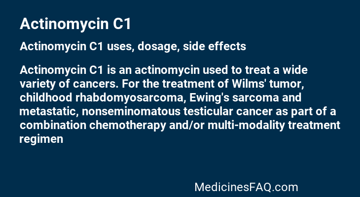 Actinomycin C1