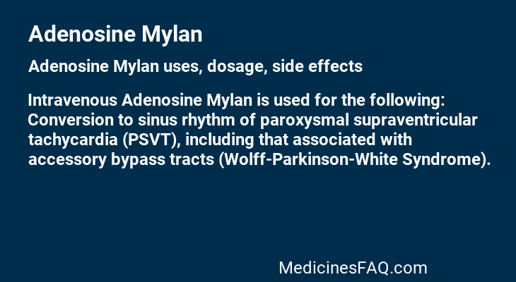 Adenosine Mylan