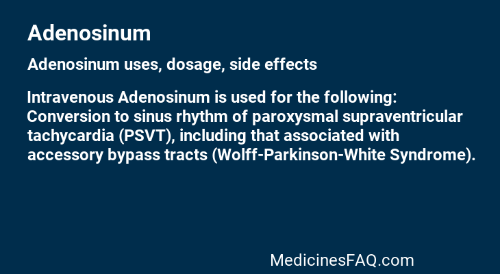 Adenosinum