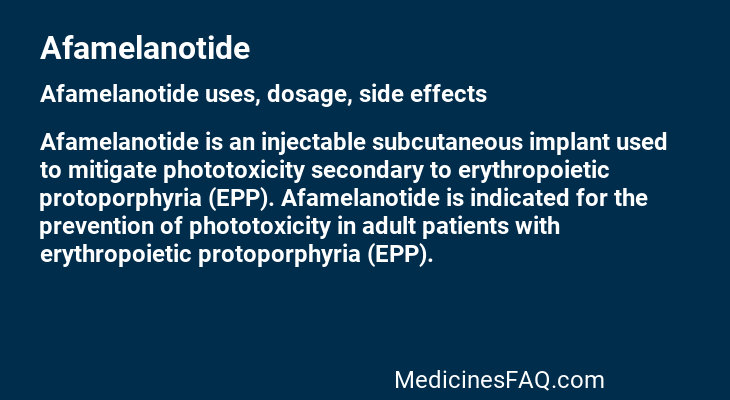 Afamelanotide