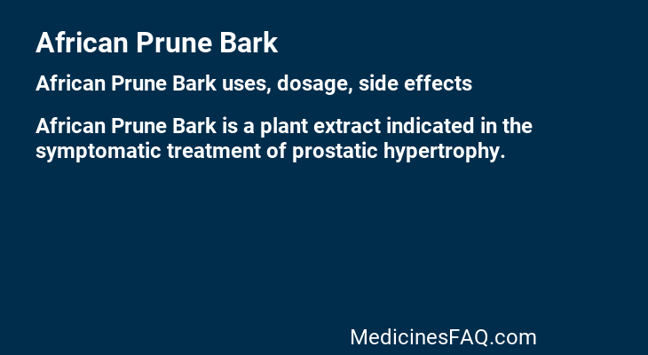 African Prune Bark