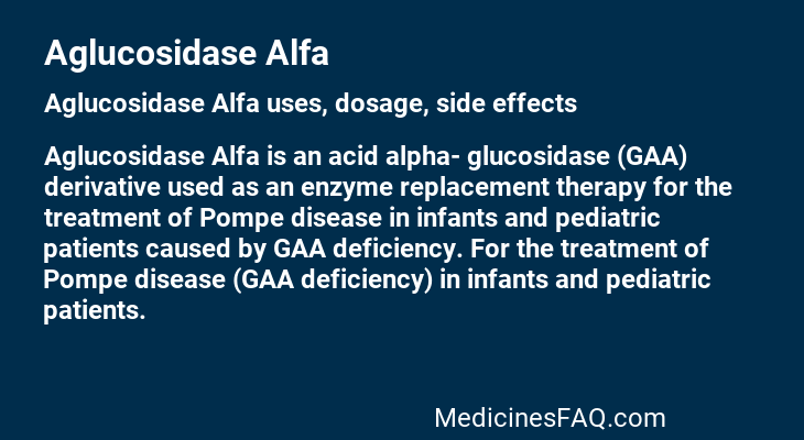Aglucosidase Alfa