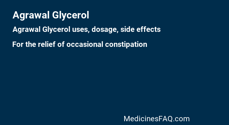 Agrawal Glycerol