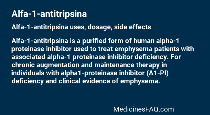 Alfa-1-antitripsina