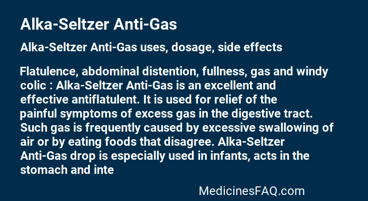 Alka-Seltzer Anti-Gas