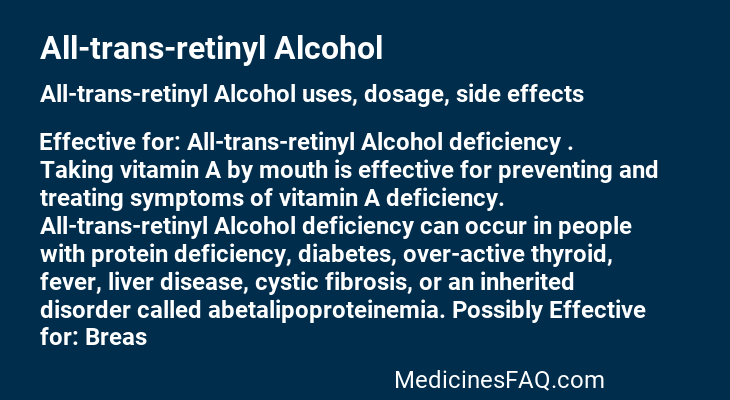 All-trans-retinyl Alcohol