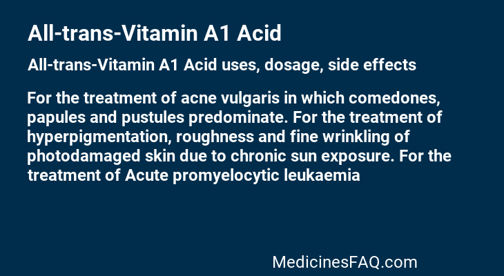 All-trans-Vitamin A1 Acid