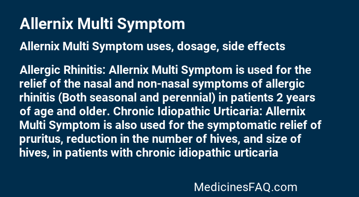 Allernix Multi Symptom