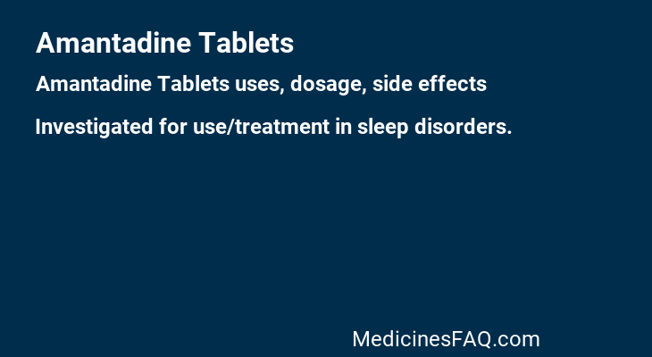Amantadine Tablets